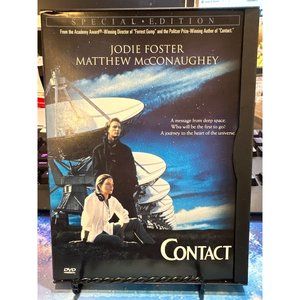 Contact DVD PG Jodie Foster Matthew McConaughey Movie 1997